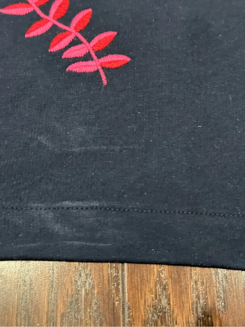 Boden Jasmine Sweatshirt Dress Size Navy Floral Embroidery Long Sweater NEW**** - Picture 9 of 9